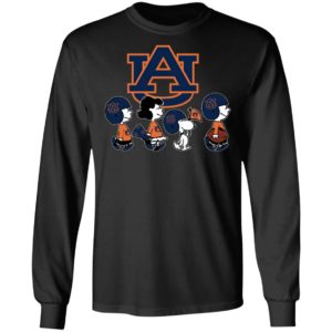 The Peanuts Snoopy And Friends Cheer For The Auburn Tigers NCAA Shirt