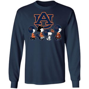 The Peanuts Snoopy And Friends Cheer For The Auburn Tigers NCAA Shirt