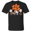 The Peanuts Snoopy And Friends Cheer For The Clemson Tigers NCAA Shirt