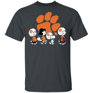 The Peanuts Snoopy And Friends Cheer For The Clemson Tigers NCAA Shirt