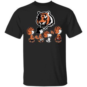 The Peanuts Snoopy And Friends Cheer For The Cincinnati Bengals NFL Shirt