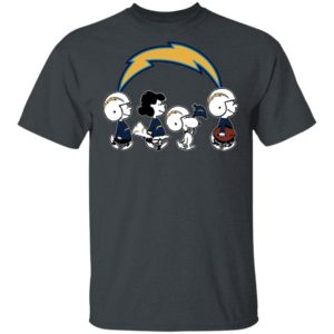 The Peanuts Snoopy And Friends Cheer For The Los Angeles Chargers NFL Shirt