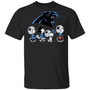 The Peanuts Snoopy And Friends Cheer For The Carolina Panthers NFL Shirt