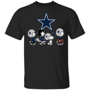 The Peanuts Snoopy And Friends Cheer For The Dallas Cowboys NFL Shirt