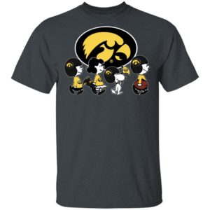 The Peanuts Snoopy And Friends Cheer For The Iowa Hawkeyes NCAA Shirt