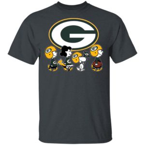 The Peanuts Snoopy And Friends Cheer For The Green Bay Packers NFL Shirt