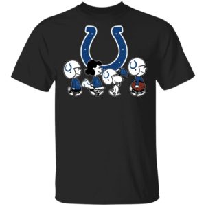 The Peanuts Snoopy And Friends Cheer For The Indianapolis Colts NFL Shirt