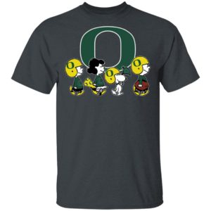 The Peanuts Snoopy And Friends Cheer For The Oregon Ducks NCAA Shirt