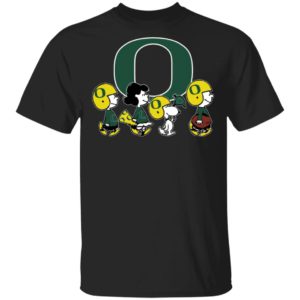 The Peanuts Snoopy And Friends Cheer For The Oregon Ducks NCAA Shirt