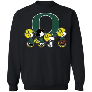 The Peanuts Snoopy And Friends Cheer For The Oregon Ducks NCAA Shirt