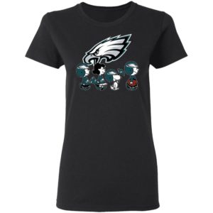 The Peanuts Snoopy And Friends Cheer For The Philadelphia Eagles NFL Shirt