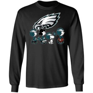 The Peanuts Snoopy And Friends Cheer For The Philadelphia Eagles NFL Shirt