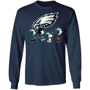 The Peanuts Snoopy And Friends Cheer For The Philadelphia Eagles NFL Shirt