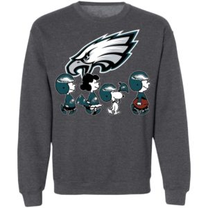 The Peanuts Snoopy And Friends Cheer For The Philadelphia Eagles NFL Shirt