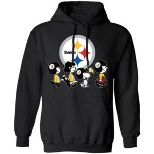 The Peanuts Snoopy And Friends Cheer For The Pittsburgh Steelers NFL Shirt