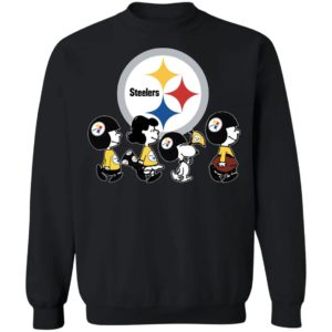 The Peanuts Snoopy And Friends Cheer For The Pittsburgh Steelers NFL Shirt