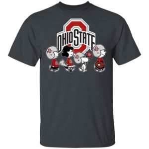 The Peanuts Snoopy And Friends Cheer For The Ohio State Buckeyes NCAA Shirt