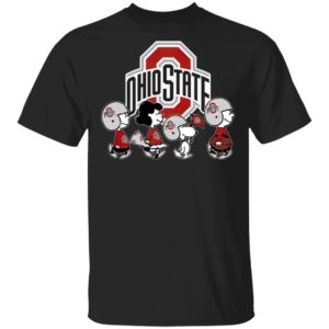 The Peanuts Snoopy And Friends Cheer For The Ohio State Buckeyes NCAA Shirt