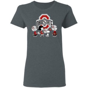 The Peanuts Snoopy And Friends Cheer For The Ohio State Buckeyes NCAA Shirt