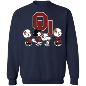 The Peanuts Snoopy And Friends Cheer For The Oklahoma Sooners NCAA Shirt