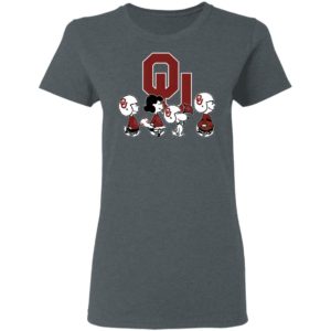The Peanuts Snoopy And Friends Cheer For The Oklahoma Sooners NCAA Shirt