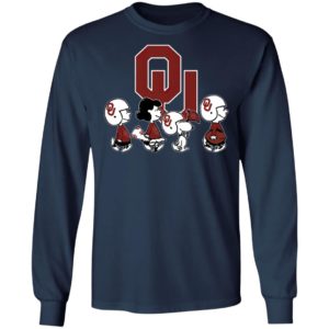 The Peanuts Snoopy And Friends Cheer For The Oklahoma Sooners NCAA Shirt