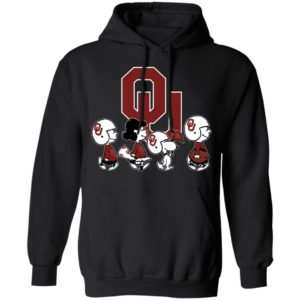 The Peanuts Snoopy And Friends Cheer For The Oklahoma Sooners NCAA Shirt