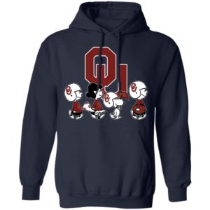 The Peanuts Snoopy And Friends Cheer For The Oklahoma Sooners NCAA Shirt