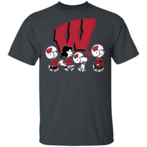 The Peanuts Snoopy And Friends Cheer For The Wisconsin Badgers NCAA Shirt