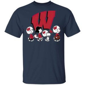 The Peanuts Snoopy And Friends Cheer For The Wisconsin Badgers NCAA Shirt