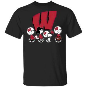 The Peanuts Snoopy And Friends Cheer For The Wisconsin Badgers NCAA Shirt