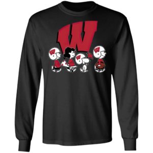 The Peanuts Snoopy And Friends Cheer For The Wisconsin Badgers NCAA Shirt