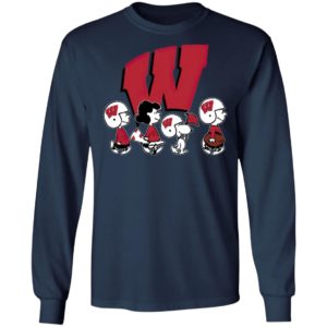 The Peanuts Snoopy And Friends Cheer For The Wisconsin Badgers NCAA Shirt