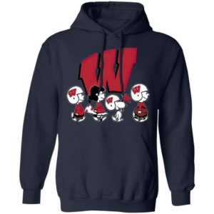 The Peanuts Snoopy And Friends Cheer For The Wisconsin Badgers NCAA Shirt