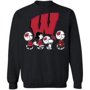 The Peanuts Snoopy And Friends Cheer For The Wisconsin Badgers NCAA Shirt