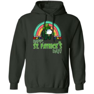 Among us rainbow Quarantine Happy St. Patrick’s day shirt