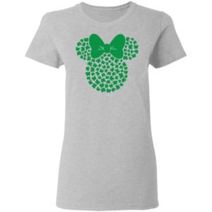 St Patricks Day Minnie Mouse Shamrock Shirt