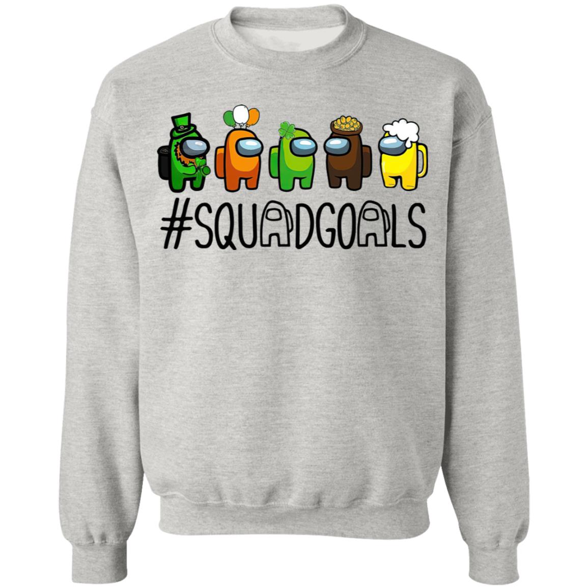 Among us Squad goals Happy St. Patrick’s day shirt Among us Squad goals Happy St. Patrick’s day shirt