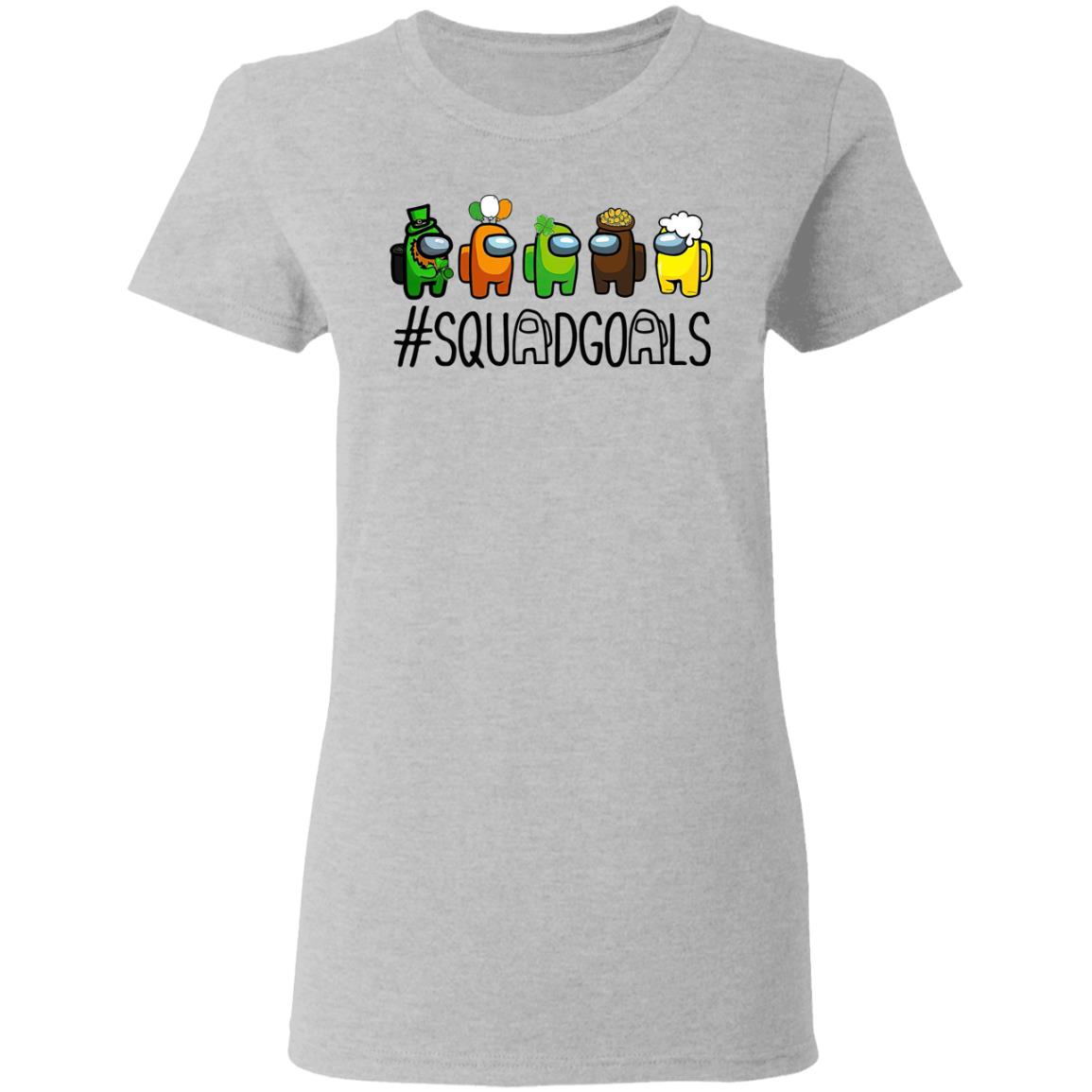 Among us Squad goals Happy St. Patrick’s day shirt Among us Squad goals Happy St. Patrick’s day shirt