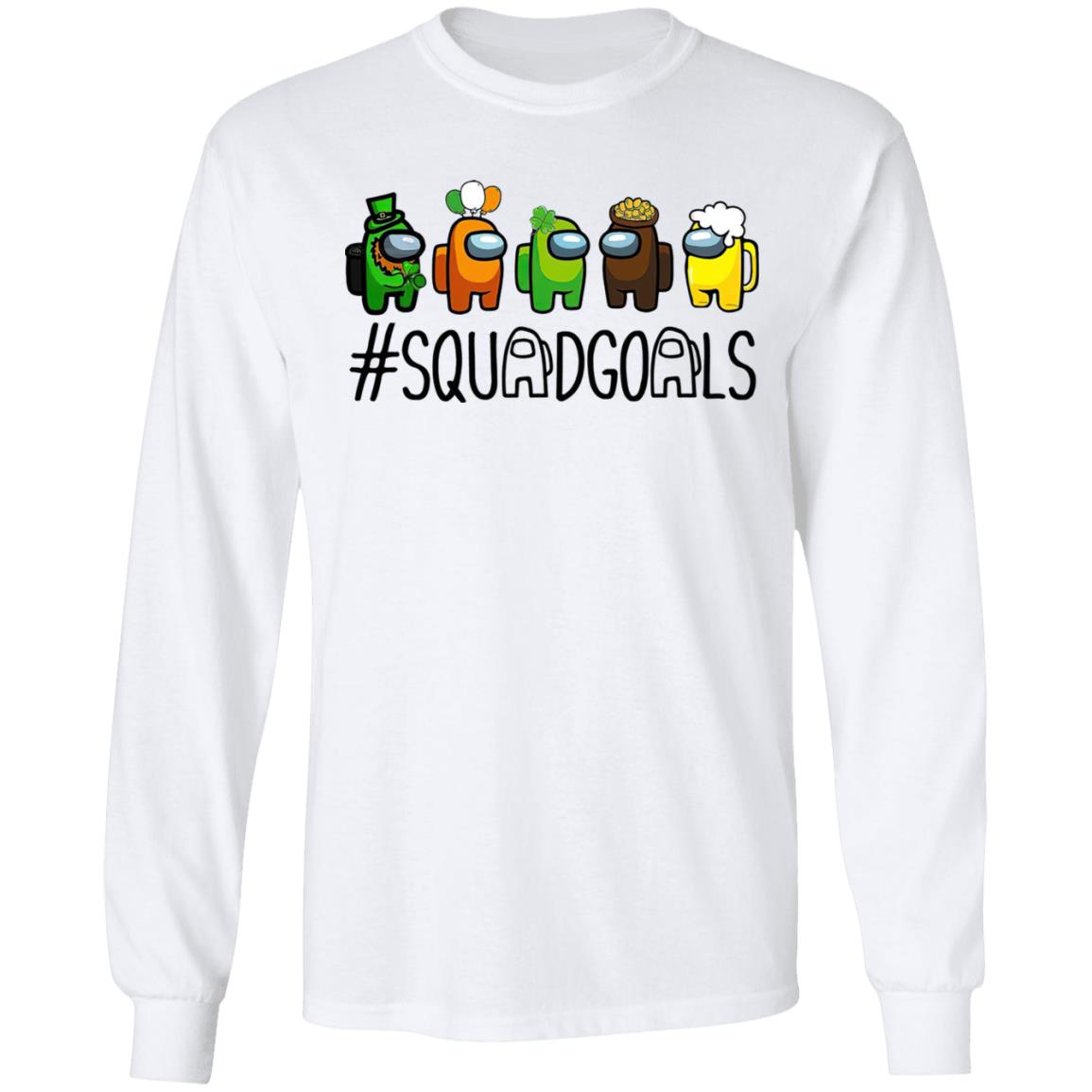 Among us Squad goals Happy St. Patrick’s day shirt Among us Squad goals Happy St. Patrick’s day shirt