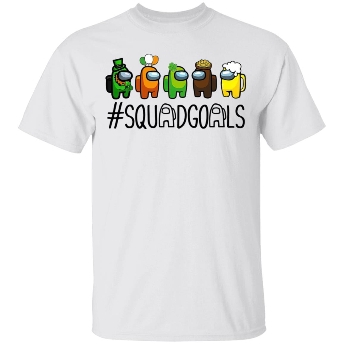Among us Squad goals Happy St. Patrick’s day shirt Among us Squad goals Happy St. Patrick’s day shirt