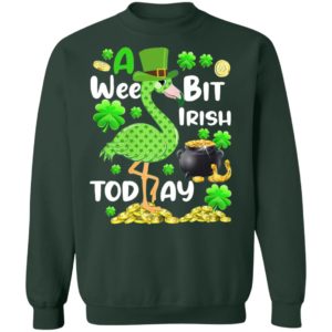 Flamingo A wee bit Irish today Happy St. Patrick’s day Shamrock Shirt
