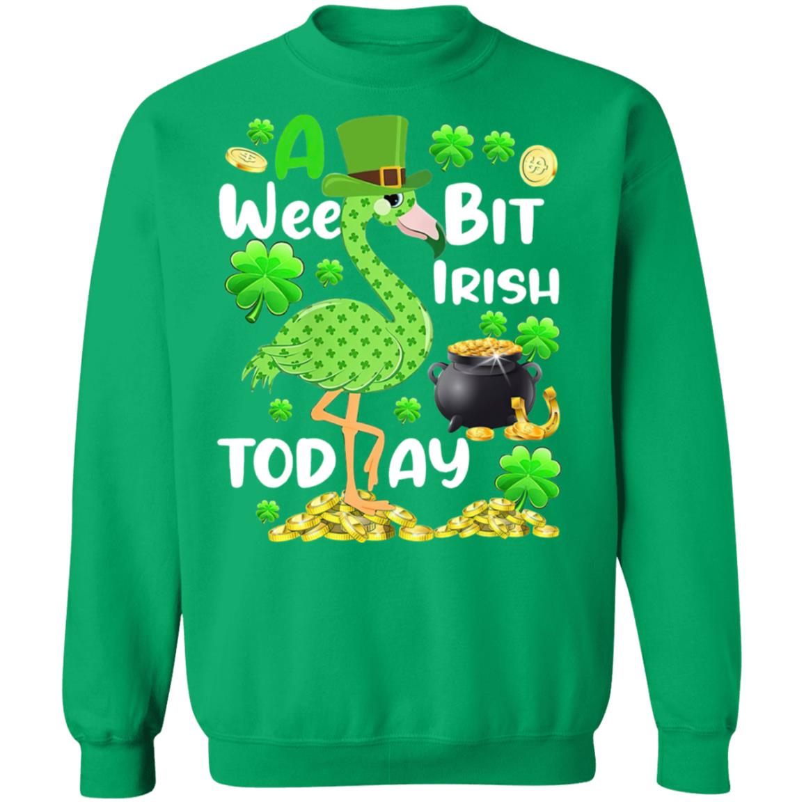 Flamingo A wee bit Irish today Happy St. Patrick’s day Shamrock Shirt Flamingo A wee bit Irish today Happy St. Patrick’s day Shamrock Shirt