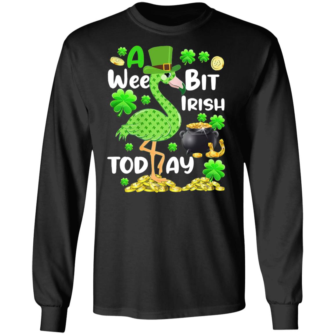 Flamingo A wee bit Irish today Happy St. Patrick’s day Shamrock Shirt Flamingo A wee bit Irish today Happy St. Patrick’s day Shamrock Shirt