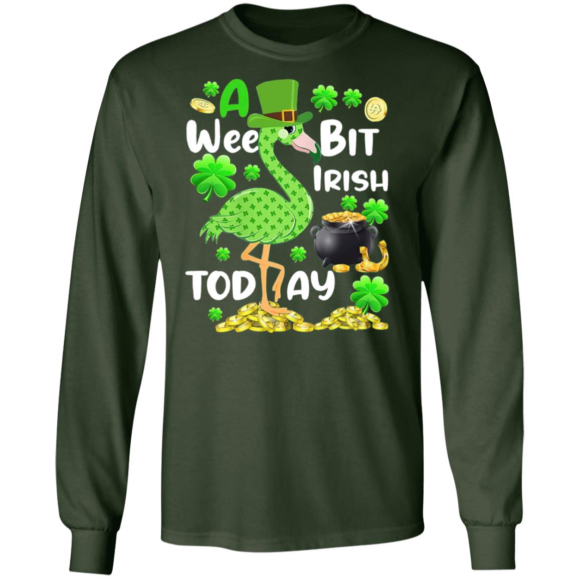 Flamingo A wee bit Irish today Happy St. Patrick’s day Shamrock Shirt Flamingo A wee bit Irish today Happy St. Patrick’s day Shamrock Shirt