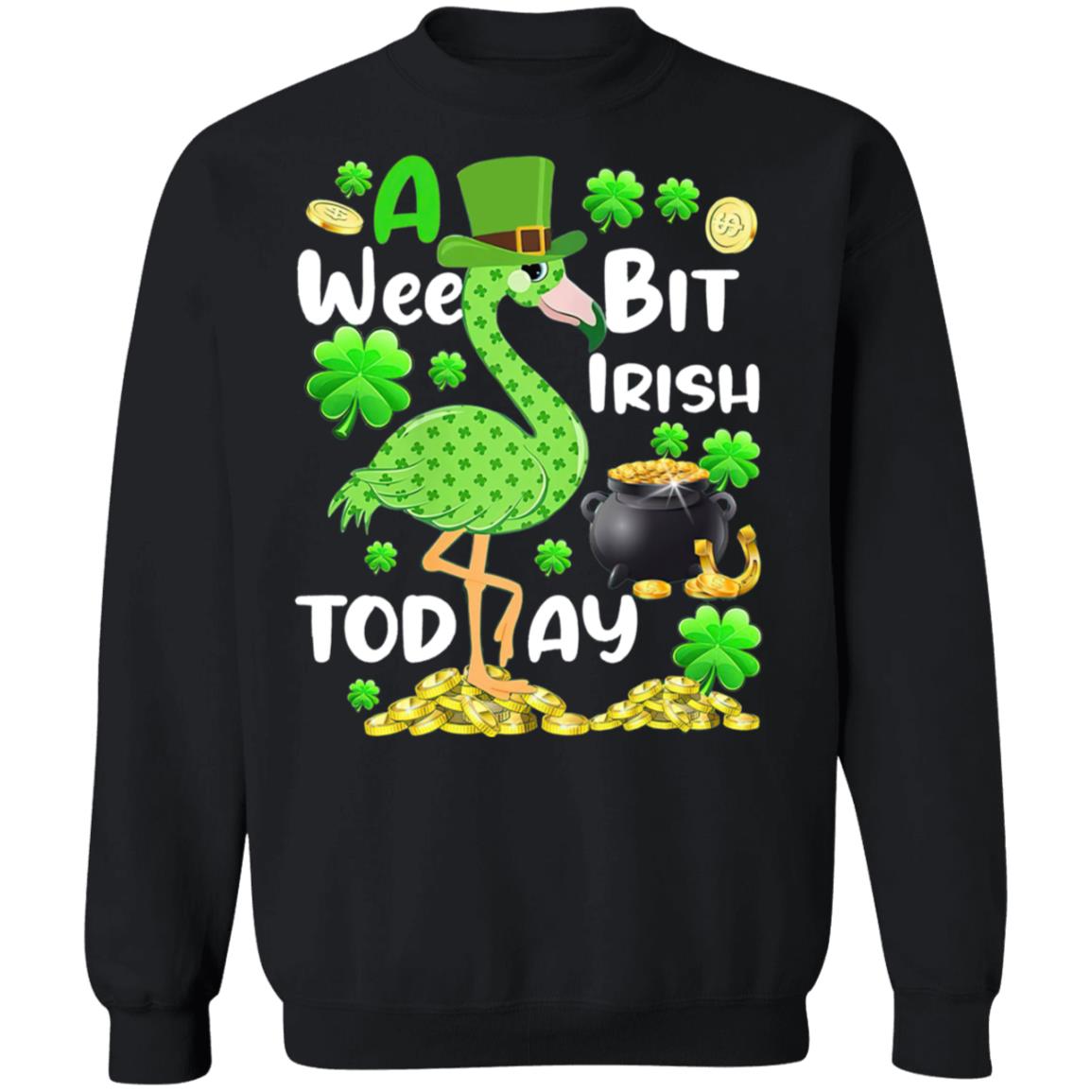 Flamingo A wee bit Irish today Happy St. Patrick’s day Shamrock Shirt Flamingo A wee bit Irish today Happy St. Patrick’s day Shamrock Shirt