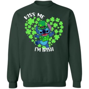 Stitch Shirt Happy St. Patrick’s day Kiss me I_m Irish shirt