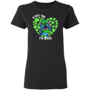 Stitch Shirt Happy St. Patrick’s day Kiss me I_m Irish shirt