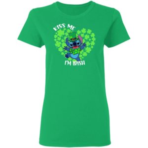 Stitch Shirt Happy St. Patrick’s day Kiss me I_m Irish shirt