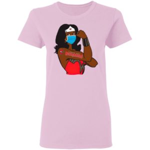 Strong Woman Face Mask With Tampa Bay Buccaneers 2021 Shirt